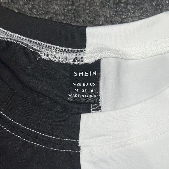 Shein Tops Shein Half And Half Red And Black Brooklyn Thin Top Medium Poshmark Shein Tops Shein Half And Half Red And Black Brooklyn Thin Top Medium Poshmark